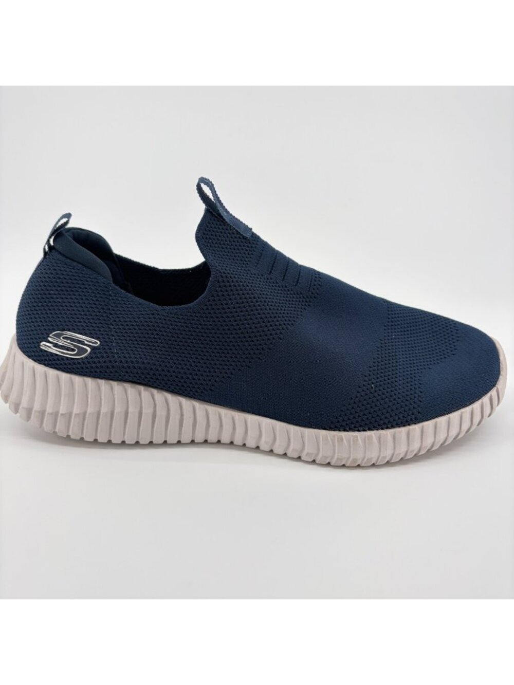Skechers Elite Flex Wasick Mens Size 11E Blue Athletic Slip On Shoes Sneakers